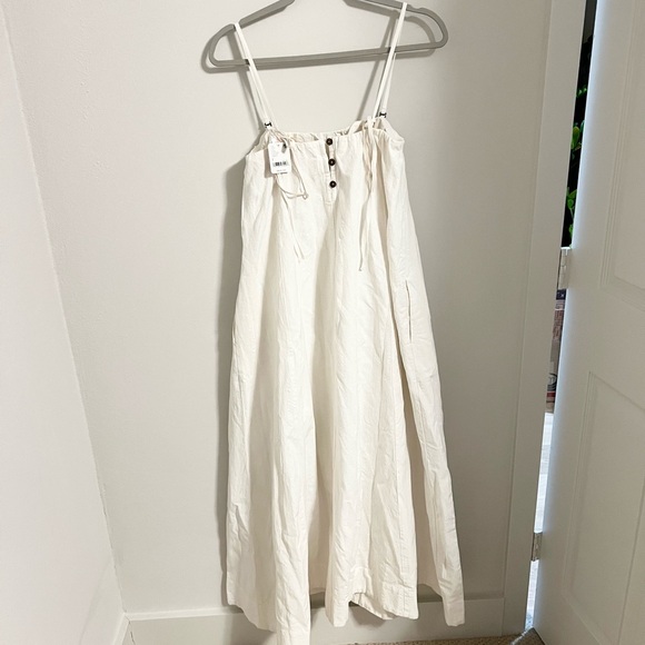 Free People Cream/ Off White Maxi Dress NWT - Picture 7 of 13